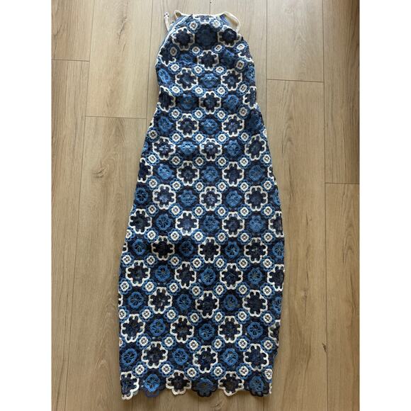 Maje Three-tone Crochet Dress - Picture 11 of 16